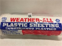 WEATHER-ALL PLASTIC SHEETING 10FT X 25 FT 6.0 MIL