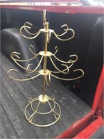 Brass hanging table display-18 inches