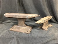 Small homemade anvils x 2