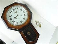 Pendulum Wall Clock with Keys