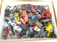 Box full of Vintage Die Cast Cars