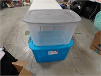 Set of 30 Gallon Totes with Lids