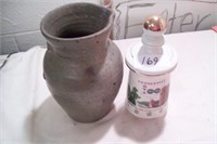 2pcs Clay pitcher & decater