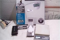 Misc family home items, scales, radios ++