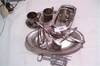 13pcs Silverplate serving items