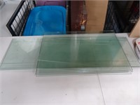 Assorted Glass Shelves