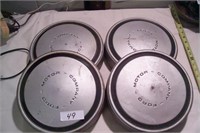 4pcs 1970's Ford matching hubcaps
