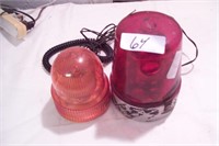 Pair of magnetic caution lights