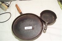 2pcs Cast Iron skillets #1 & #2