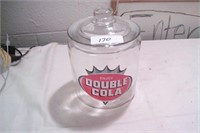 Vintage style Double Cola Candy jar