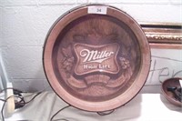 Vintage Miller High Life barrel sign