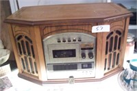 Vintage style Thomas radio, cd, record player