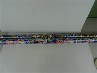 Two Long rolls of Holiday Wrapping Paper - New
