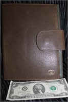 Gucci Vintage Leather Notebook Case