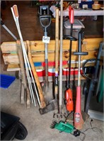 Yard and garden tools (7), etc.