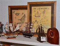 Very cool ships - set of 3 - 11" - 13' tall, +