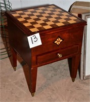 Super cute chess/backgammon table