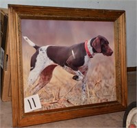Framed dog print 20" x 24"