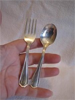 Reed & Barton Sterling Silver Child's Fork & Spoon
