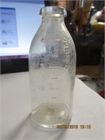 Vtg. Glass 4 oz. Baby Bottle-4.5 in. tall