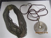 2 Costume Necklaces