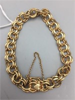 14 karat gold chain link bracelet