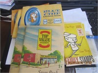 Vtg. Saving Stamps Books-Family Stamps,