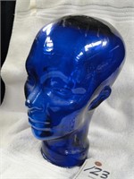 Blue Glass Head