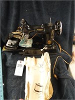 Singer Sewing machine Model 221 in case