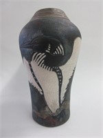 Fine Original Sternig  Raku Vase