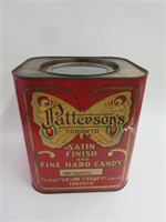 Early Patterson's Hard Candy Tin