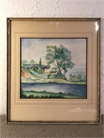 Watercolour by Mackie Cryderman. 1896–1968.
