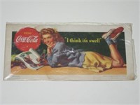 1942 Coca Cola Blotter I Think Its Swell