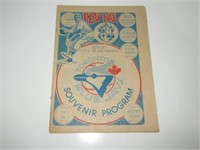 1977 Toronto Blue Jays Spring Training 1St Program