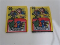 2 OPC Sealed Wacky Packages