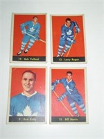 1960 4 Parkhurst Toronto Maple Leafs Hockey Cards