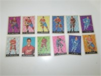 1961 Lot of 12 Parkhurst Hockey Cards