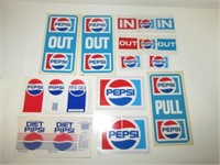 1970's Pepsi Cola Decal Lot