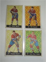 1961 4 Parkhurst Montreal Canadians Hockey Cards