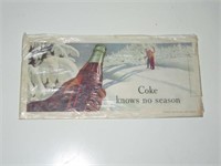 1947 Coca Cola Blotter Coke Knows No Season