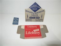 Lot of 3 Counter Advertising Tobacco Soap
