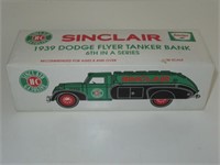 Sinclair Gasoline 1939 Dodge Flyer Tanker Bank