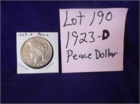 1923-D PEACE DOLLAR