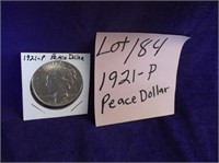 1921-P PEACE DOLLAR