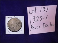 1923-S PEACE DOLLAR