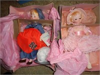 2 Madame Alexander Dolls in Boxes