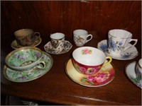 Numerous Cups and Saucers