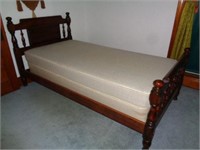 Pine Framed Twin Bed