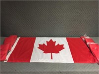 8 - 36"x19" Canadian Flags