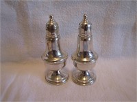 Sterling Silver 4&3/4" Salt & Pepper Shakers